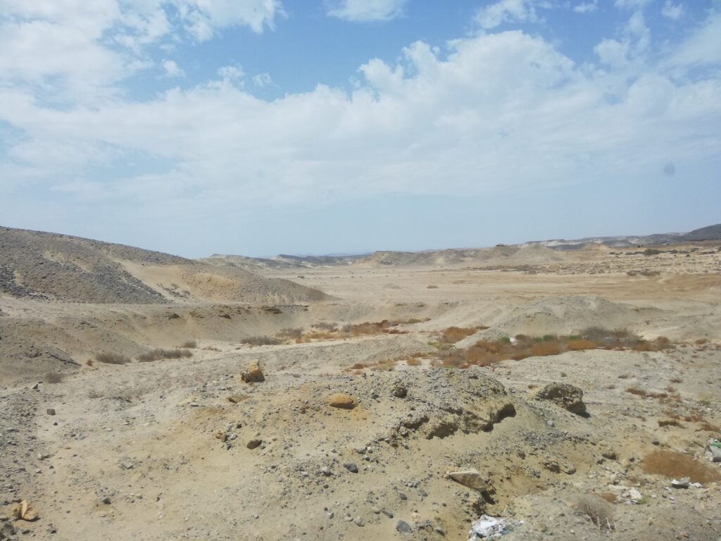 Vista sul deserto Egitto